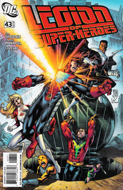 Legion of Super-Heroes #43-Very Fine (7.5 – 9)