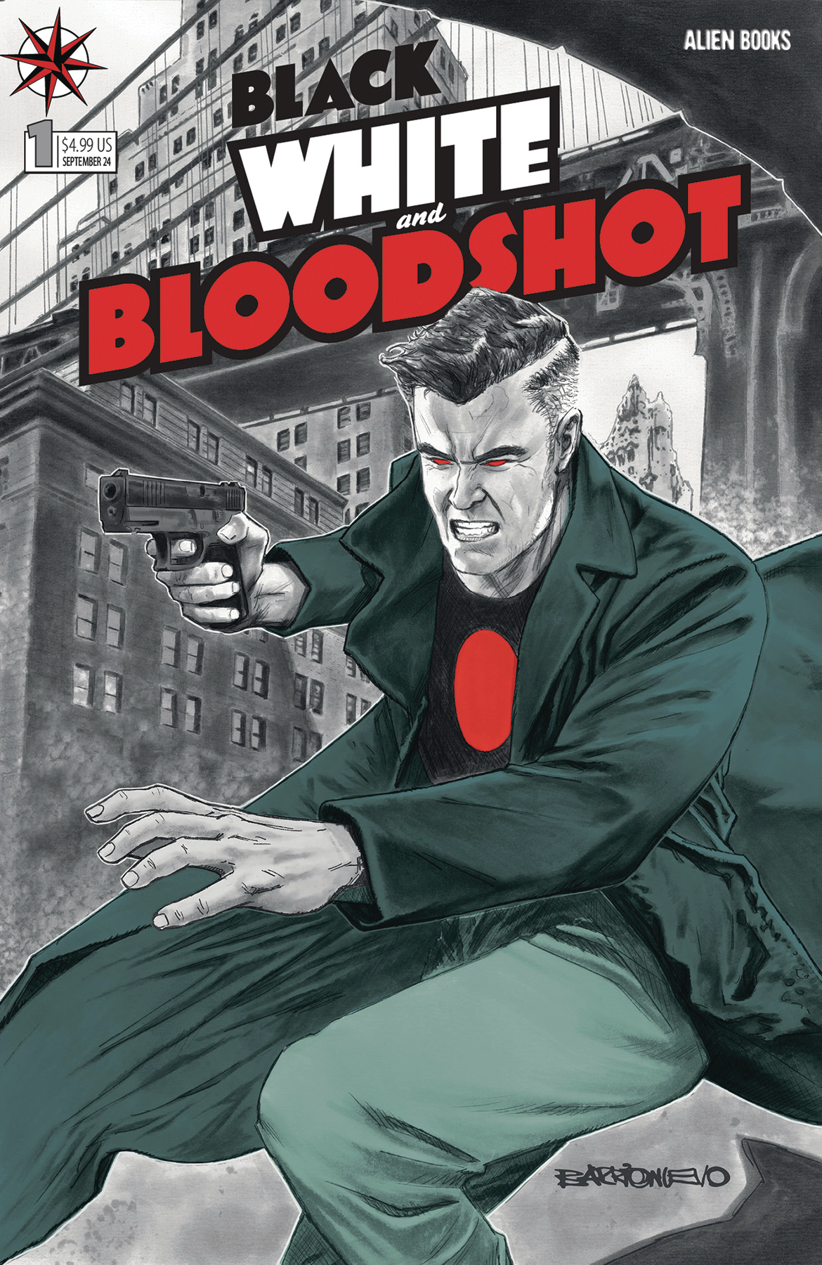 Black White & Bloodshot #1 Cover C Barrionuevo (Mature) (Of 4)