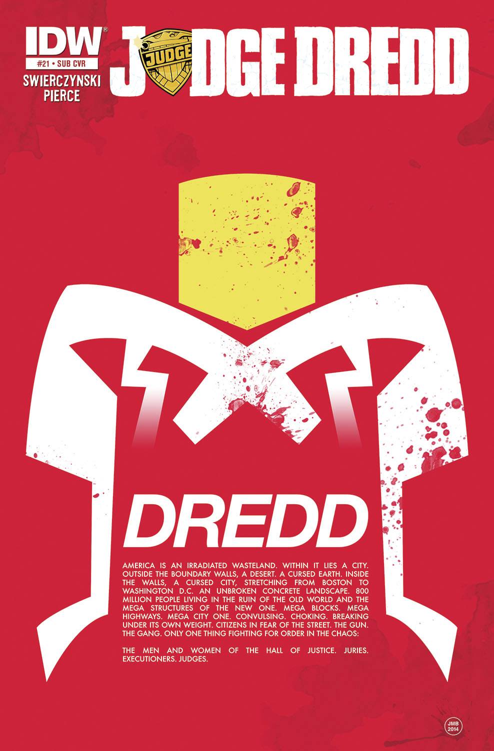 Judge Dredd #21 Subscription Variant