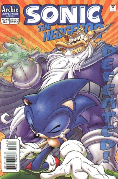 Sonic The Hedgehog #66-Very Fine (7.5 – 9)