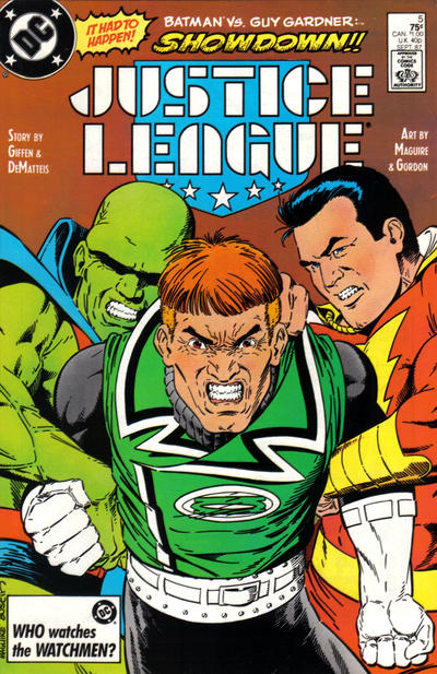 Justice League #5 [Direct]-Fine (5.5 – 7) (1987)