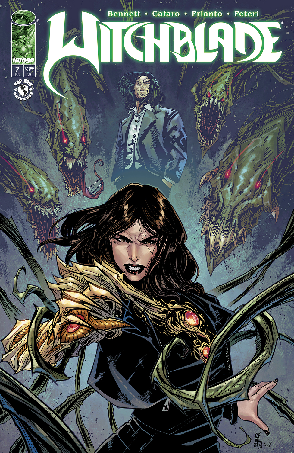 Witchblade #7 Cover B Giuseppe Cafaro & Arif Prianto Variant (2024)