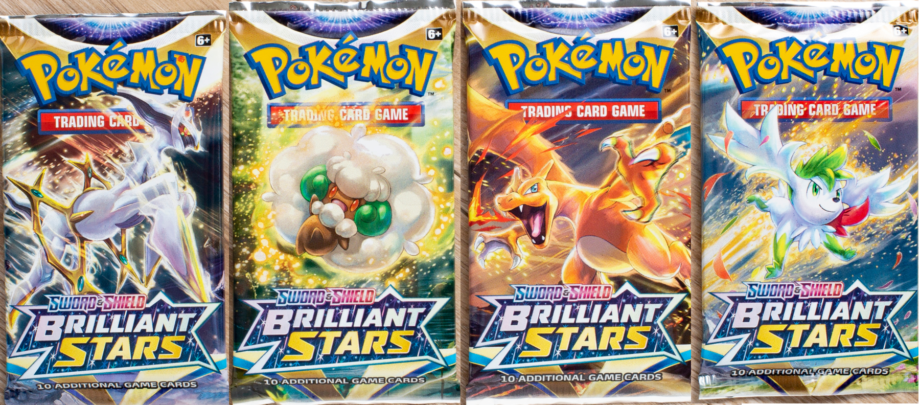 Pokémon TCG Sword & Shield 9 Brilliant Stars Booster Pack