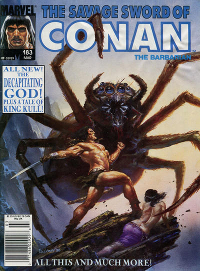 The Savage Sword of Conan #183 - Vf-