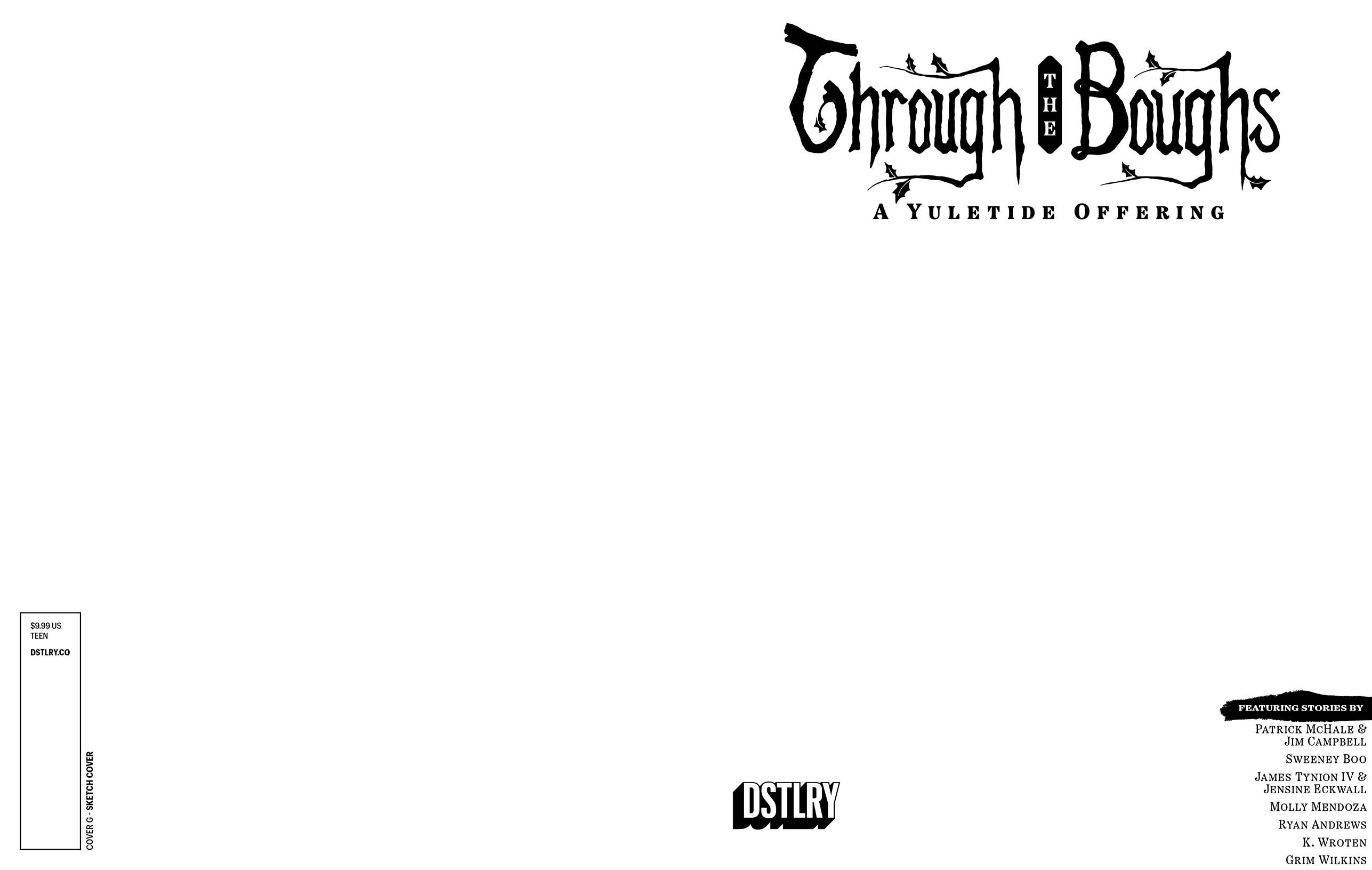 Through the Boughs a Yuletide Offering #1 Cover G Blank Sketch Variant