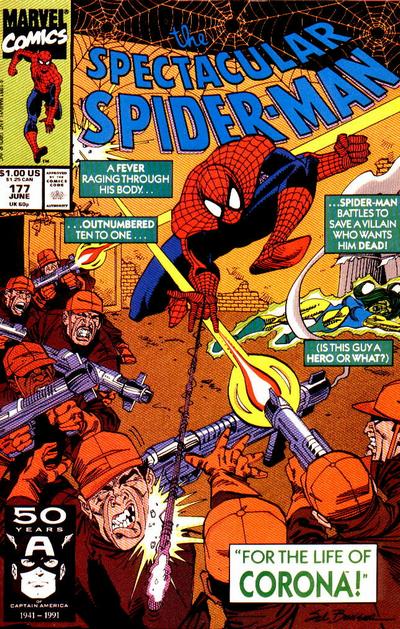 The Spectacular Spider-Man #177 [Direct]-Very Fine/Excellent -7.5