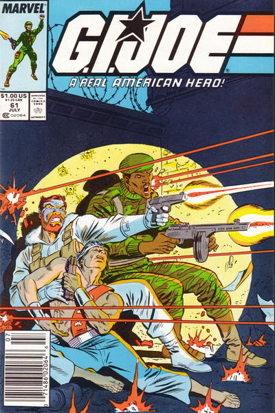 G.I. Joe, A Real American Hero #61 [Newsstand]