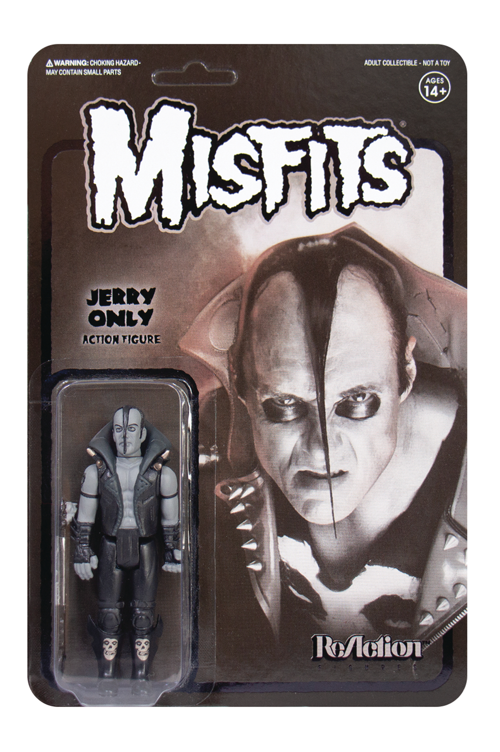 Misfits Jerry Only Black Metal Version Reaction Figure