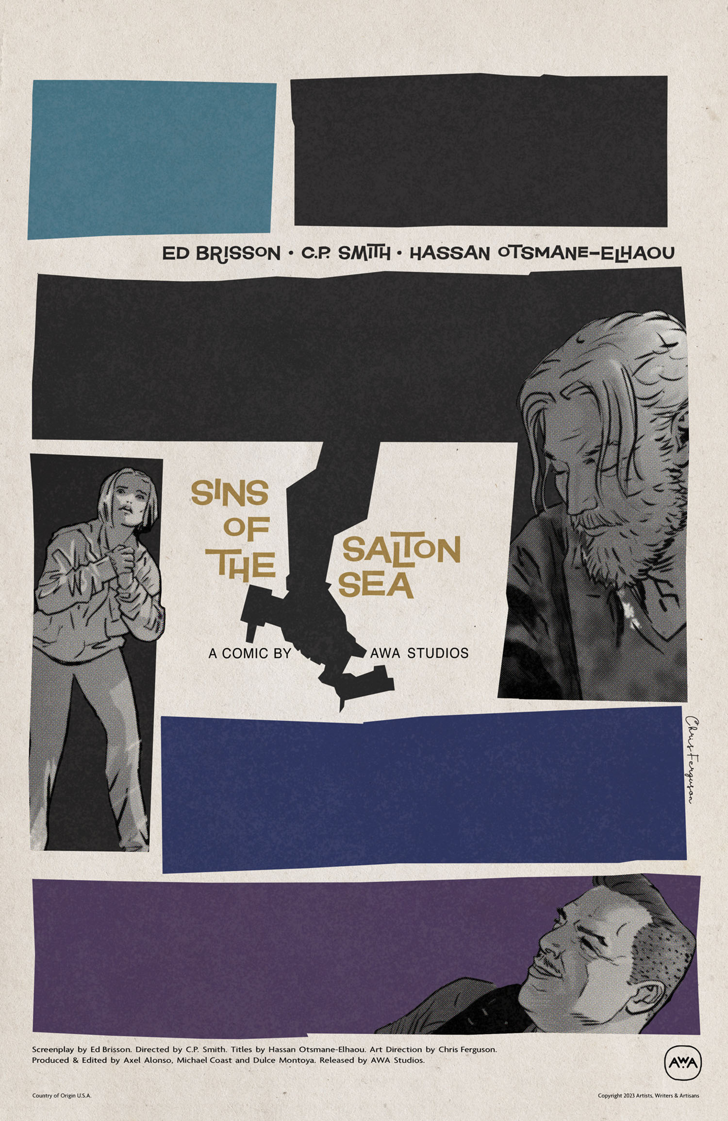 Sins of the Salton Sea #1 Cover C Chris Ferguson C P Smith Homage
