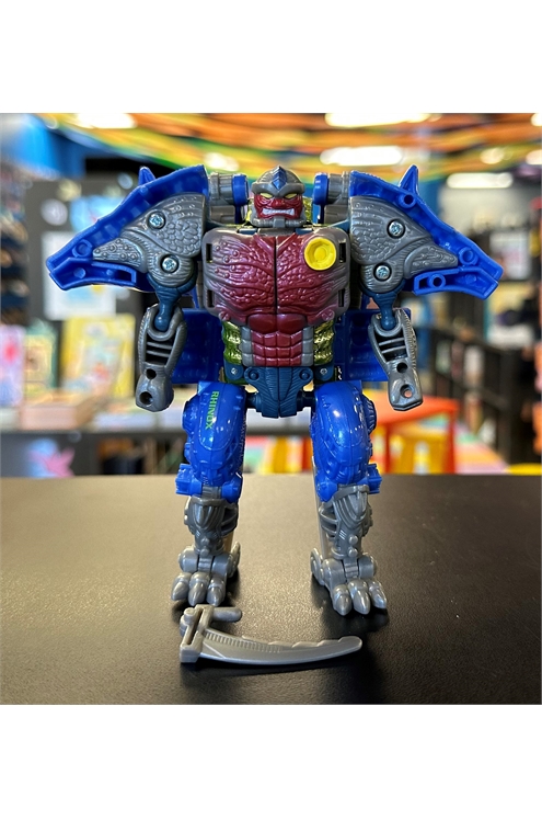 Transformers Beast Wars Transmetals Rhinox Fox Kids Version Complete Loose
