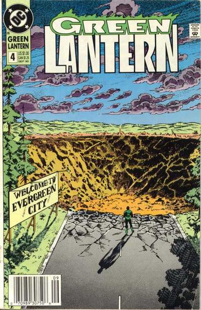 Green Lantern #4 (1990) [Newsstand]-Fine (5.5 – 7)