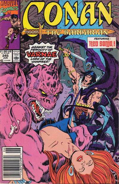 Conan The Barbarian #245 [Newsstand]-Very Good (3.5 – 5)