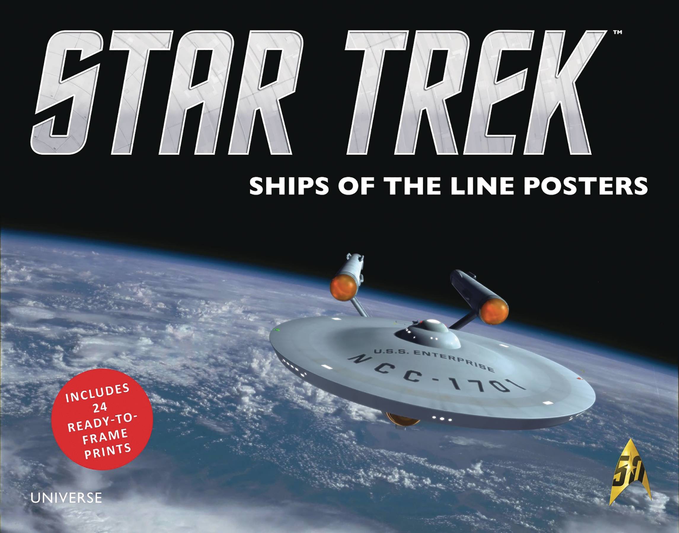 Star Trek Ships of Line Poster Book Sale Edition