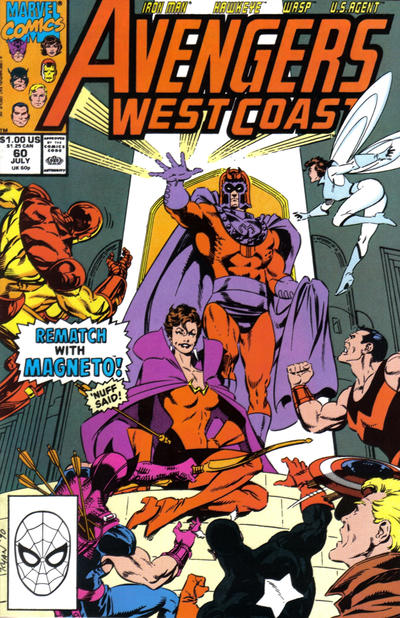 Avengers West Coast #60 [Direct]-Fine (5.5 – 7)