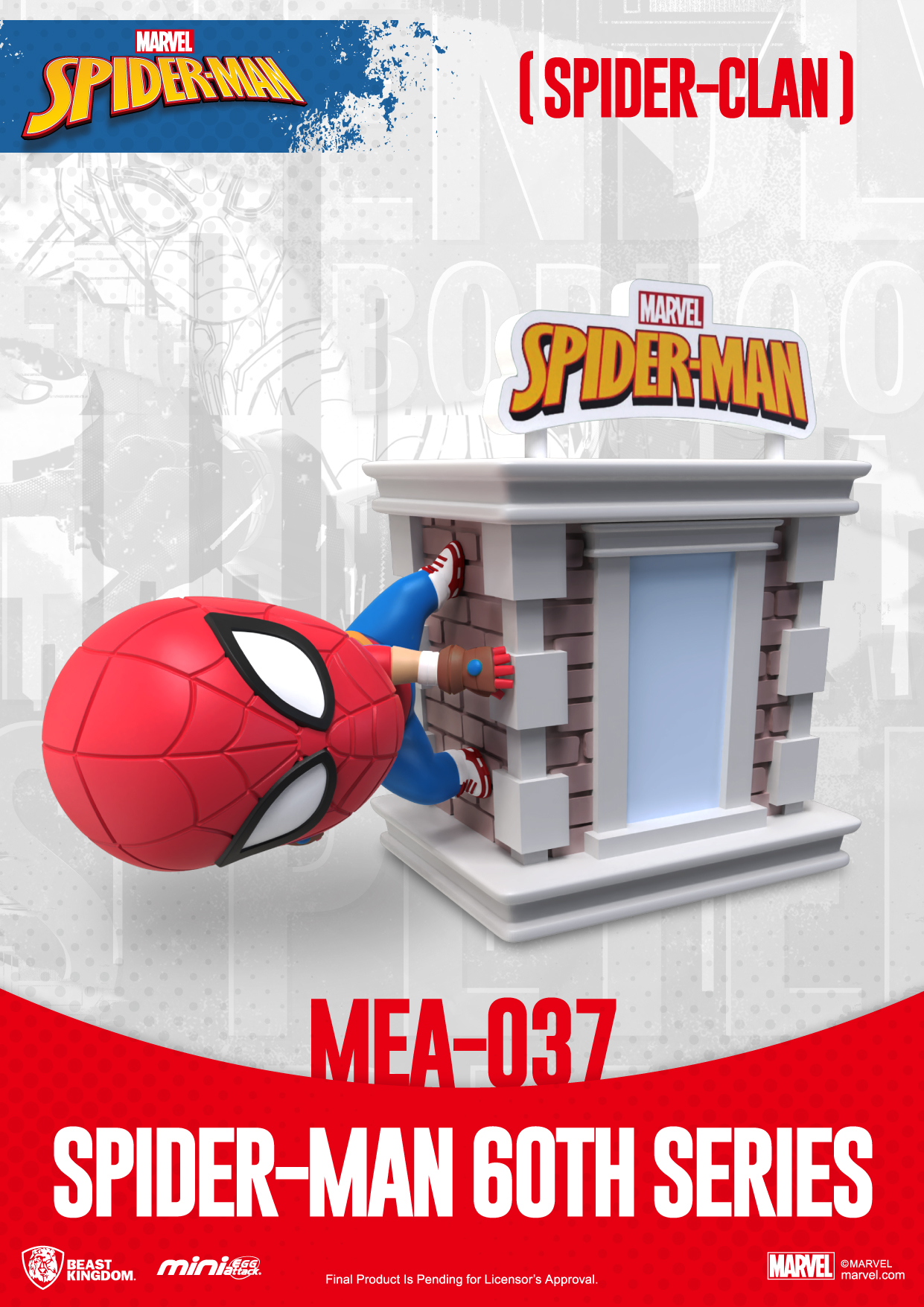 Spider-Man 60th anniversary MEA-037 Mini-Egg Attack Spider-Clan
