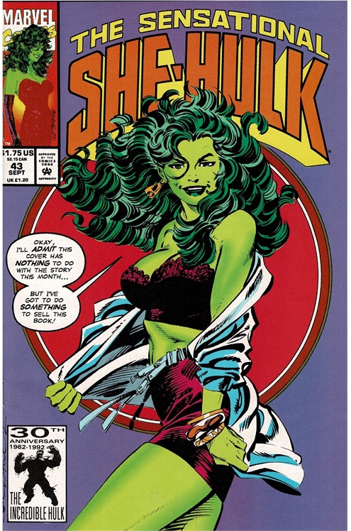 The Sensational She-Hulk #43 [Direct]-Very Fine