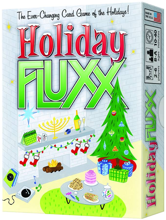 Holiday Fluxx Card Game Display