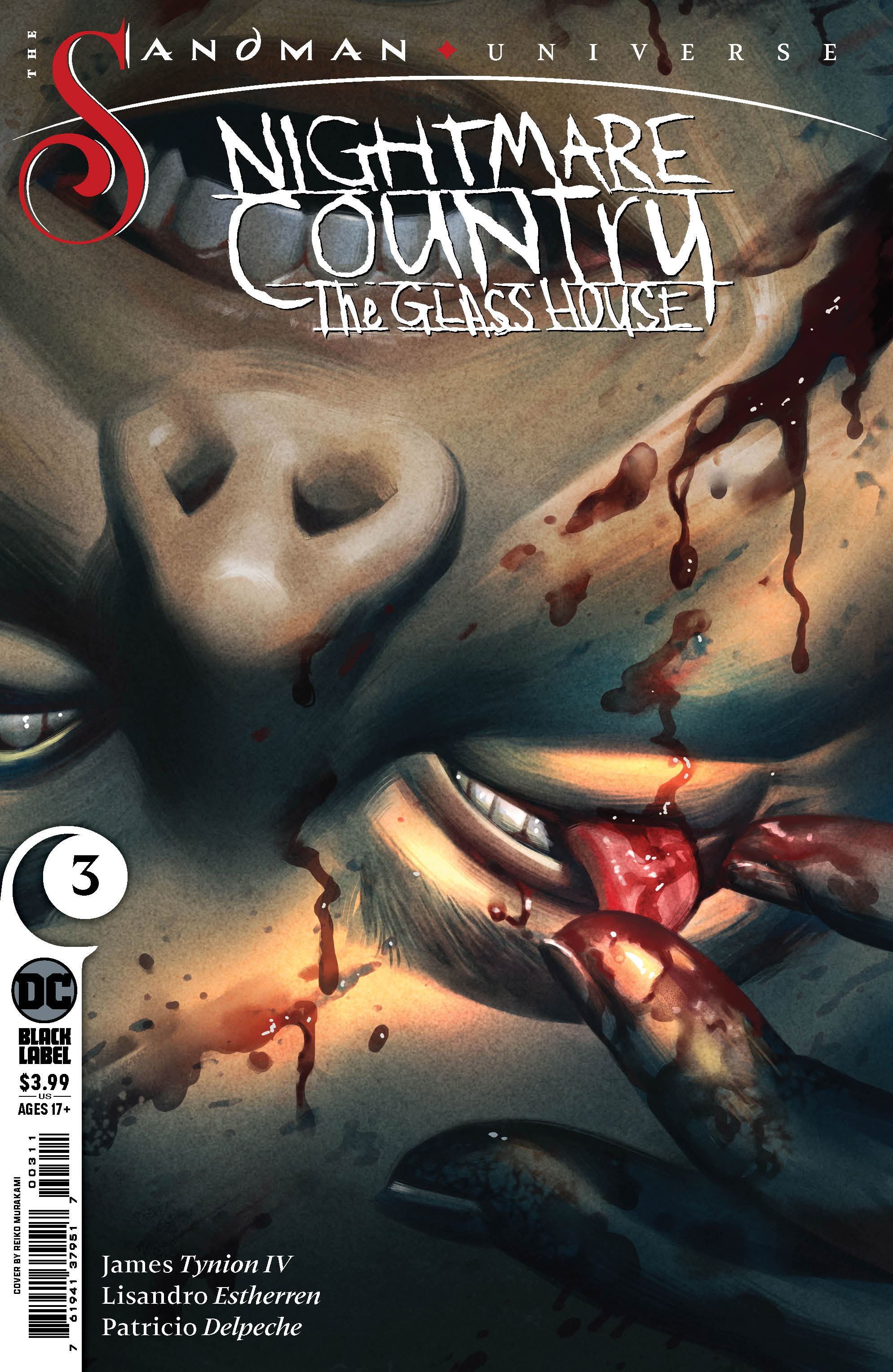 Sandman Universe Nightmare Country The Glass House #3 Cover A Reiko Murakami (Mature) (Of 6)