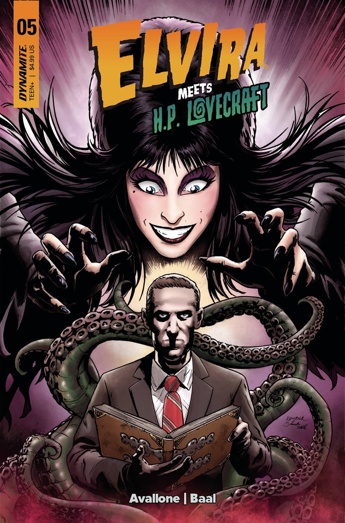 Elvira Meets HP Lovecraft #5 Cover B Baal