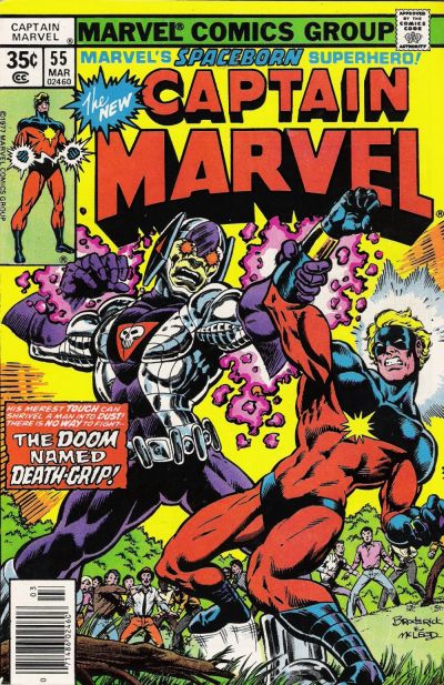 Captain Marvel #55 [Regular Edition]-Very Fine 