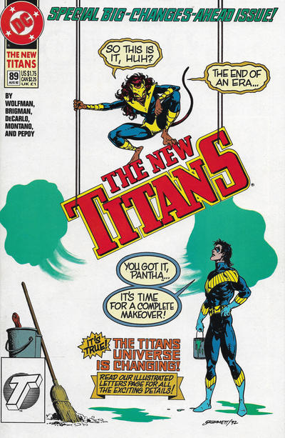 The New Titans #89-Near Mint (9.2 - 9.8)