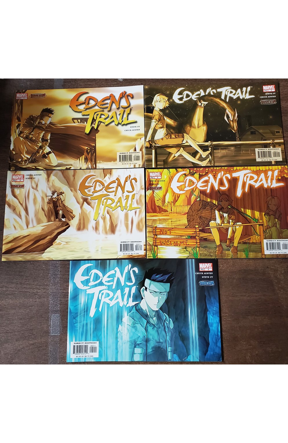 Eden's Trail #1-5 (Marvel 2003) Set