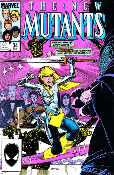 The New Mutants #34 [Direct]-Very Fine (7.5 – 9)