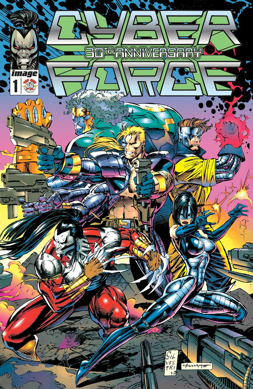 Cyberforce #1 30th Anniversary Edition Cover A Silvestri & Chiodo (Mature)