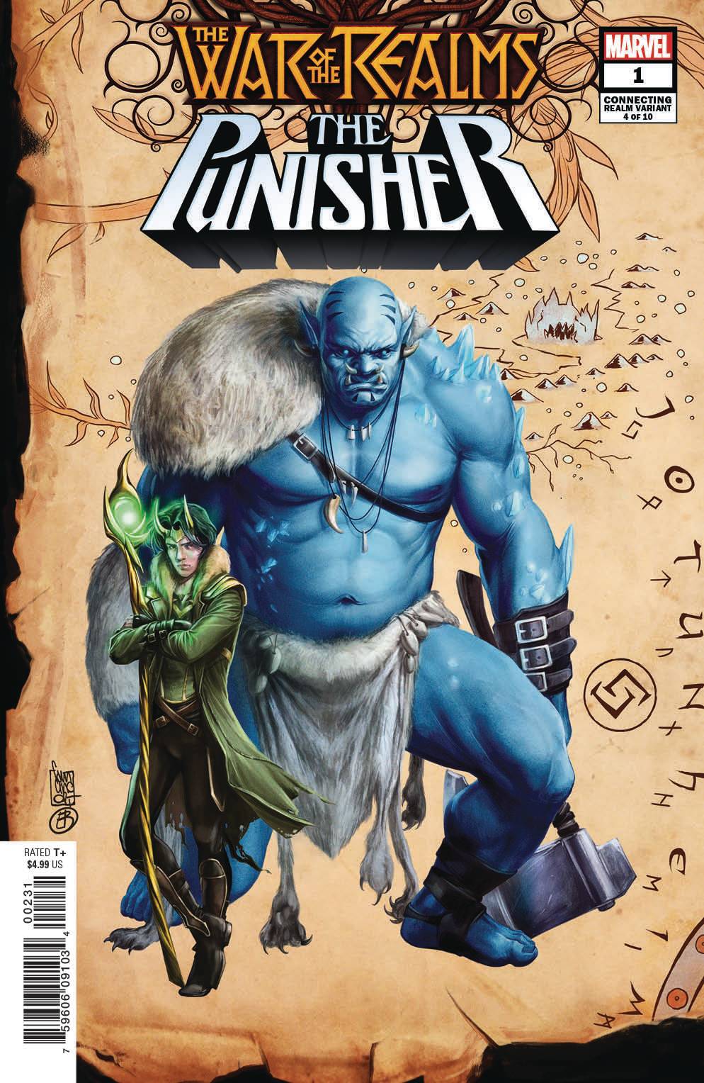 War of Realms Punisher #1 (Of3) Camuncoli Connecting Realm