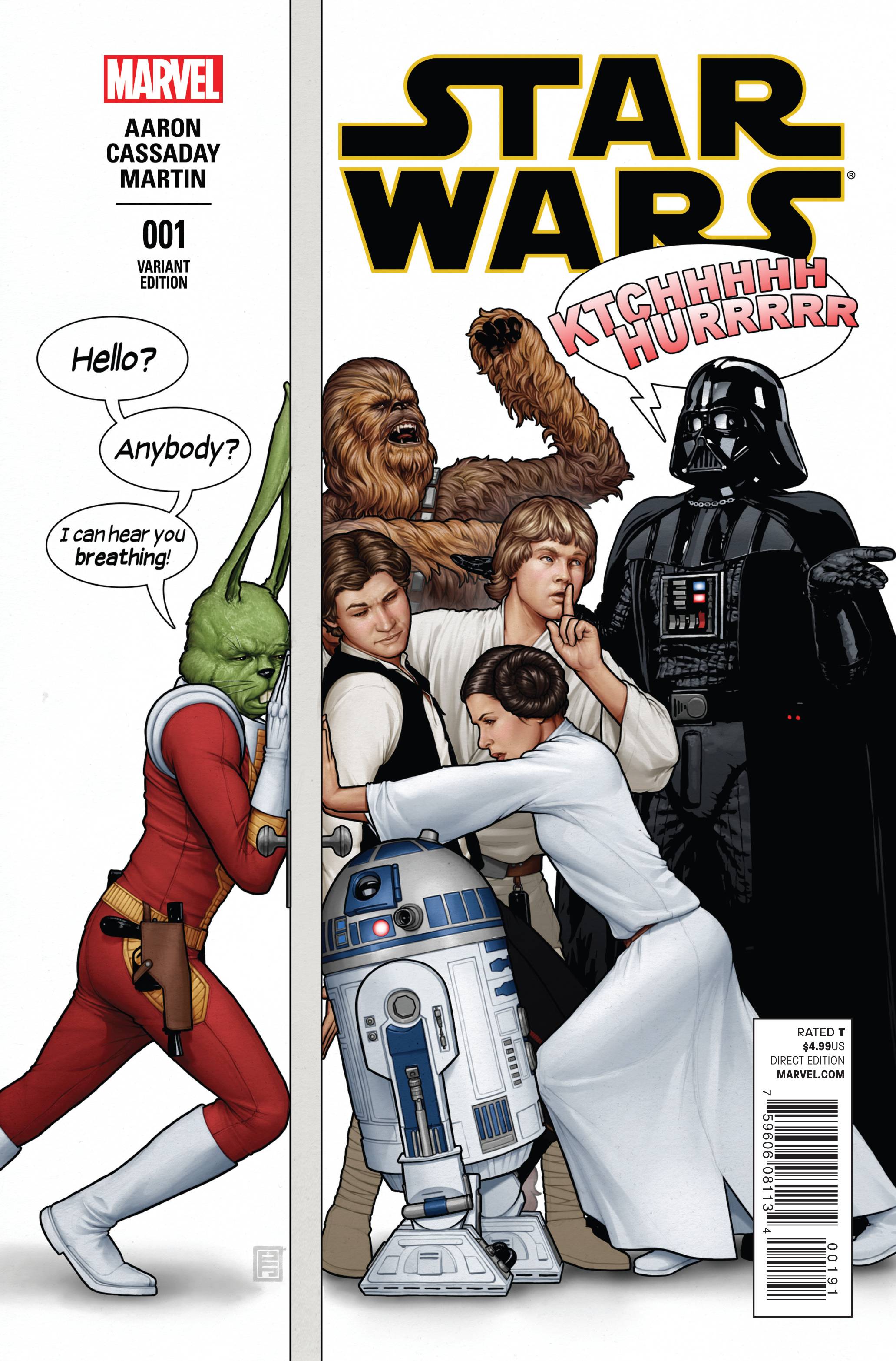 Star Wars #1 Christopher Humorous Party Variant (2015)