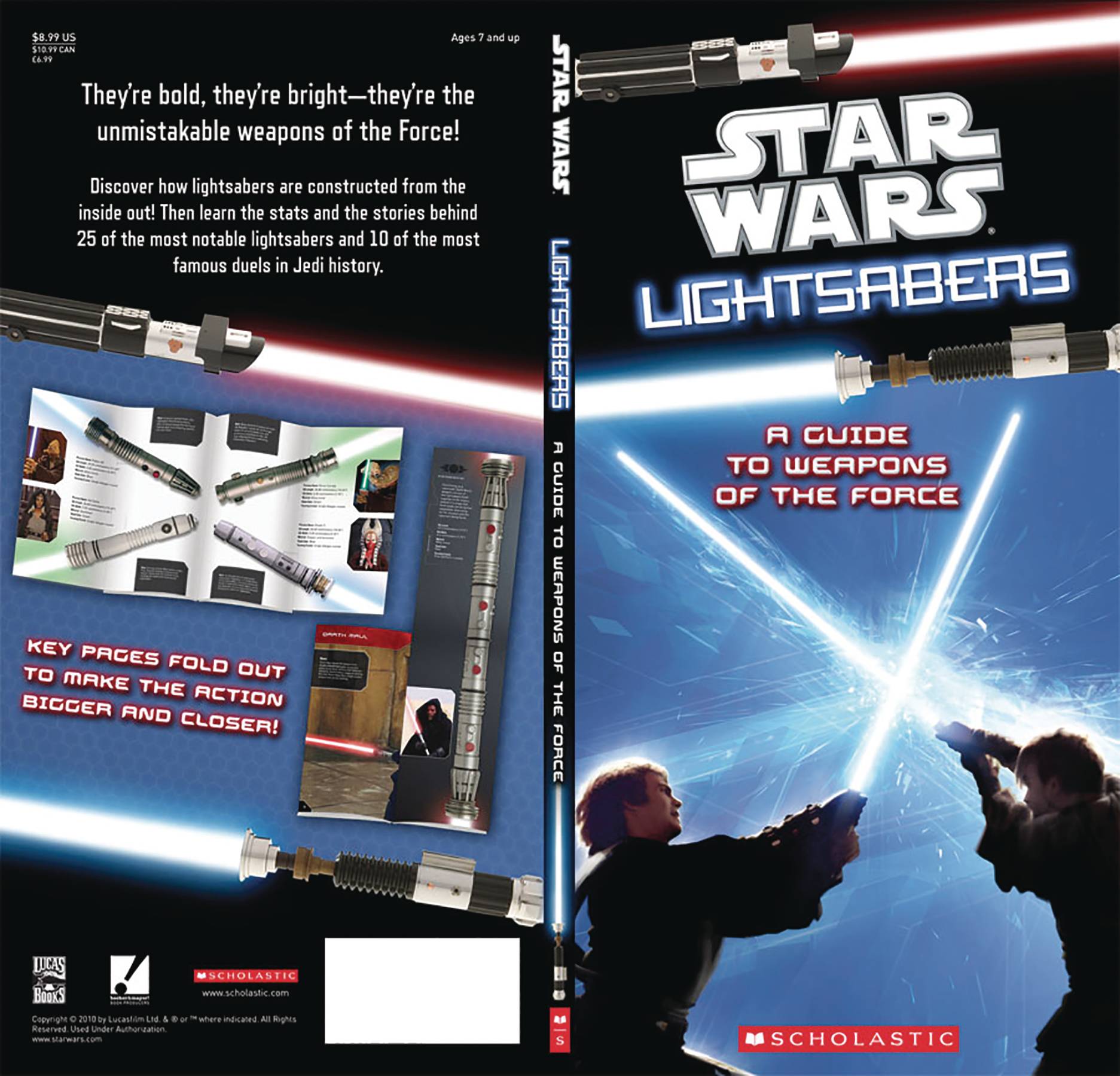 Star Wars Lightsabers Guide To Weapons of Force Hardcover
