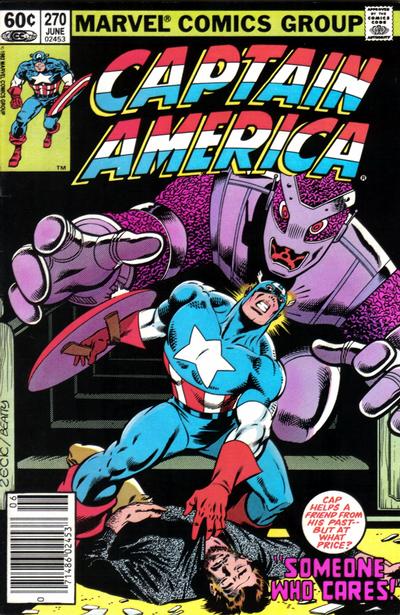 Captain America #270 [Newsstand]-Fine (5.5 – 7)
