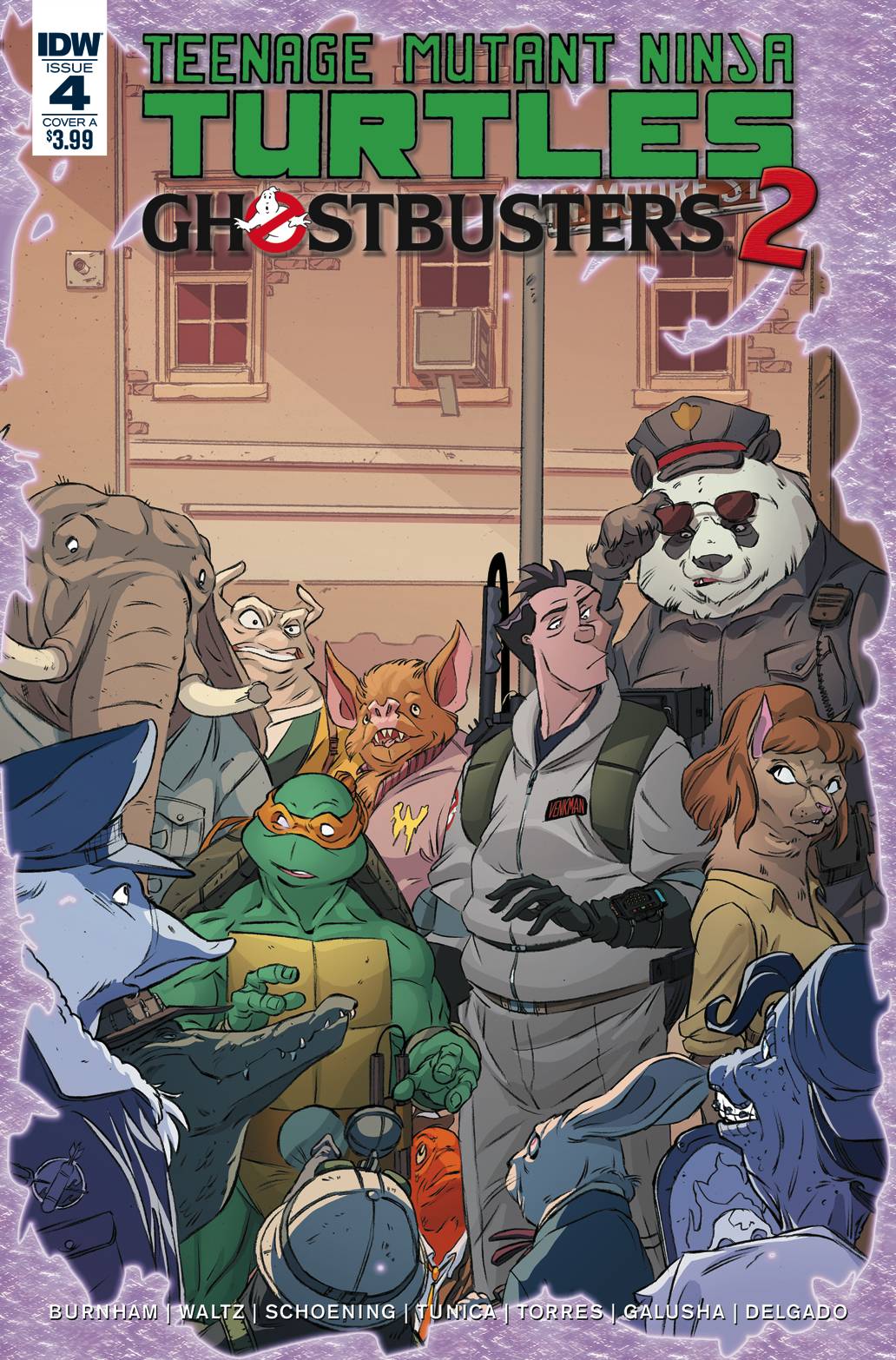 Teenage Mutant Ninja Turtles Ghostbusters II #4 Cover A Schoening