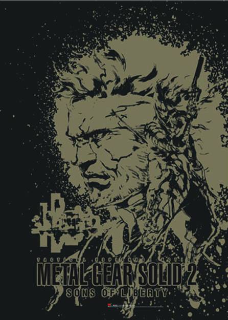Metal Gear Solid Mgs2 Snake Wall Scroll