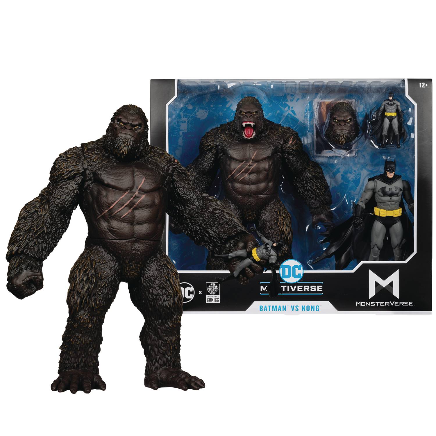 DC Justice League Monsterverse Batman Vs Kong Figure 2-Pack 