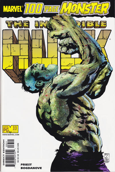 Incredible Hulk #33 [Direct Edition]-Near Mint (9.2 - 9.8)