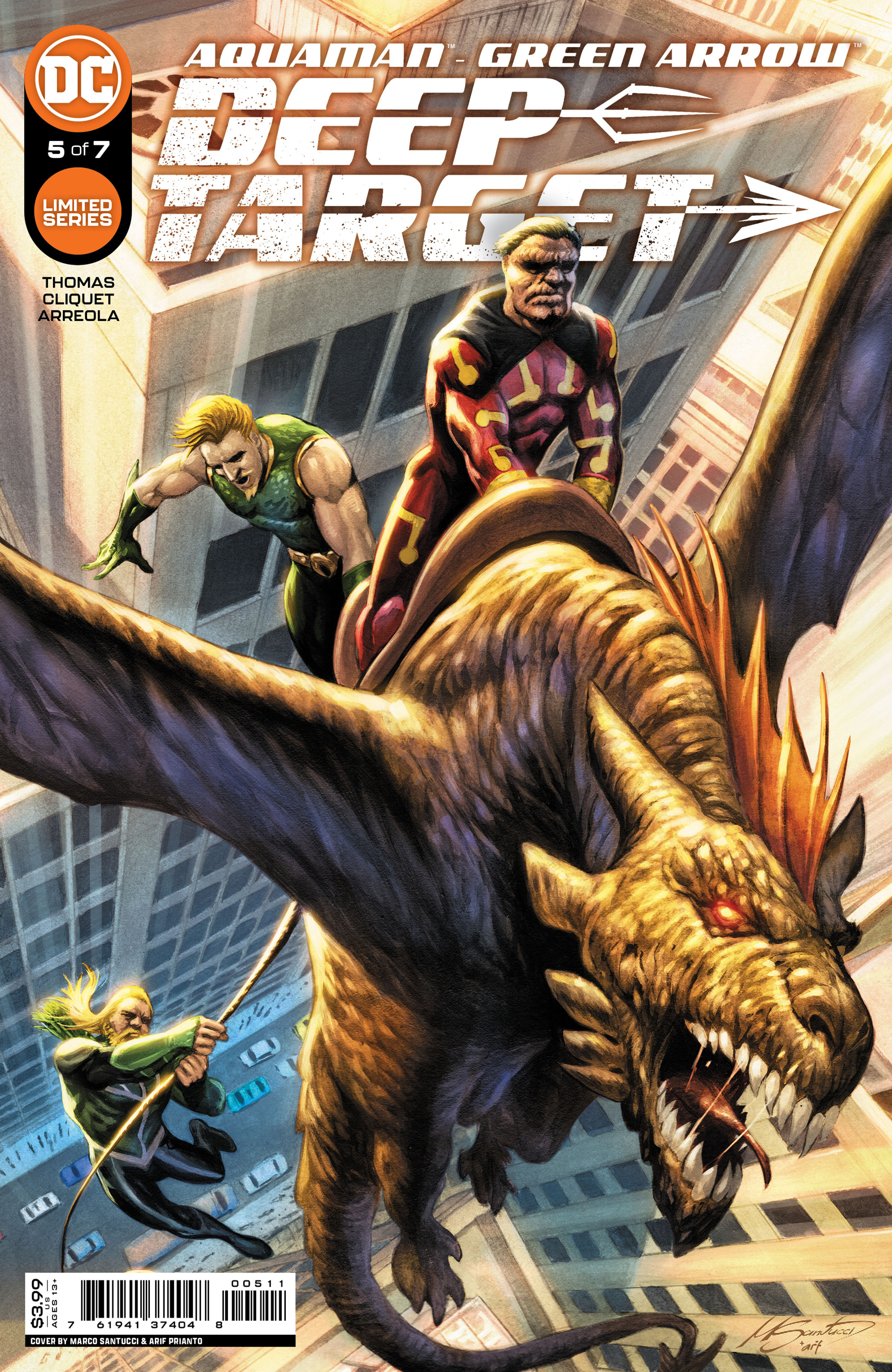 Aquaman Green Arrow Deep Target #5 Cover A Marco Santucci (Of 7)
