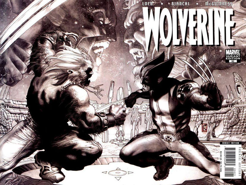 Wolverine #50 Black & White