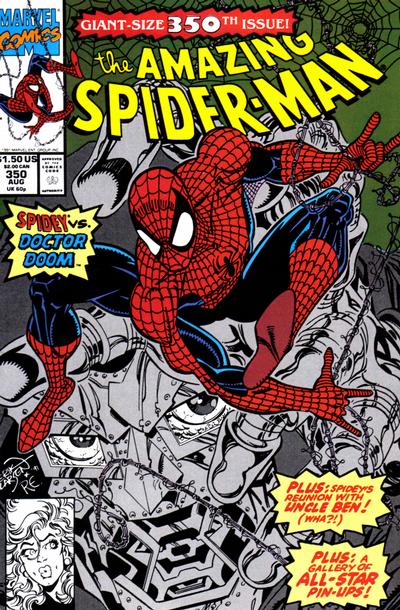 The Amazing Spider-Man #350 [Direct] - Vf-