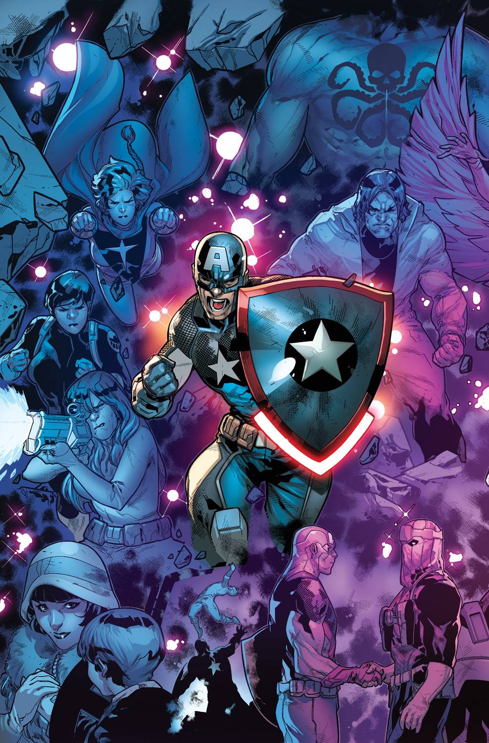 Captain America Steve Rogers #16 (Silva Final Issue Connecting Variant) (2016)
