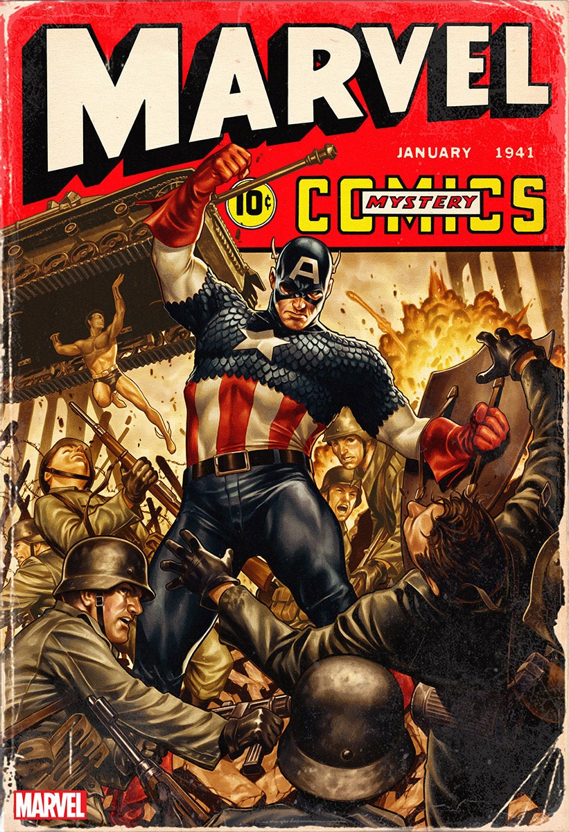 Marvel Comics #1000 Brooks 40's Variant