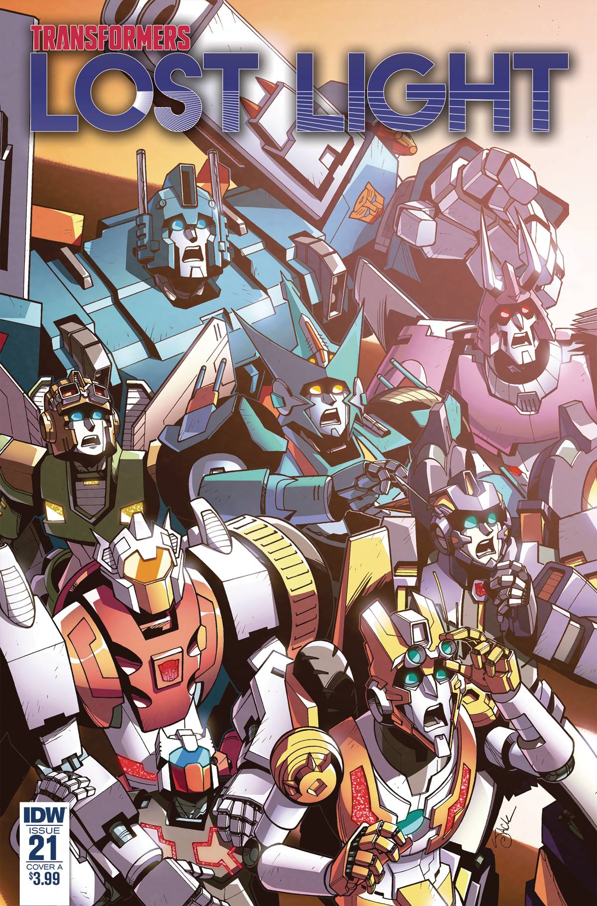 Transformers Lost Light #21 Cover A Lawrence