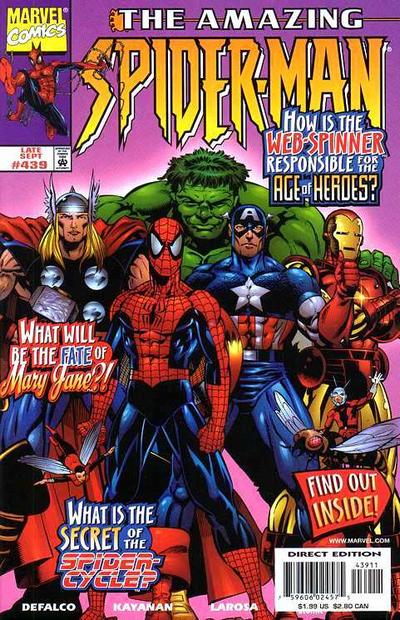 The Amazing Spider-Man #439 [Direct Edition]-Fine (5.5 – 7)