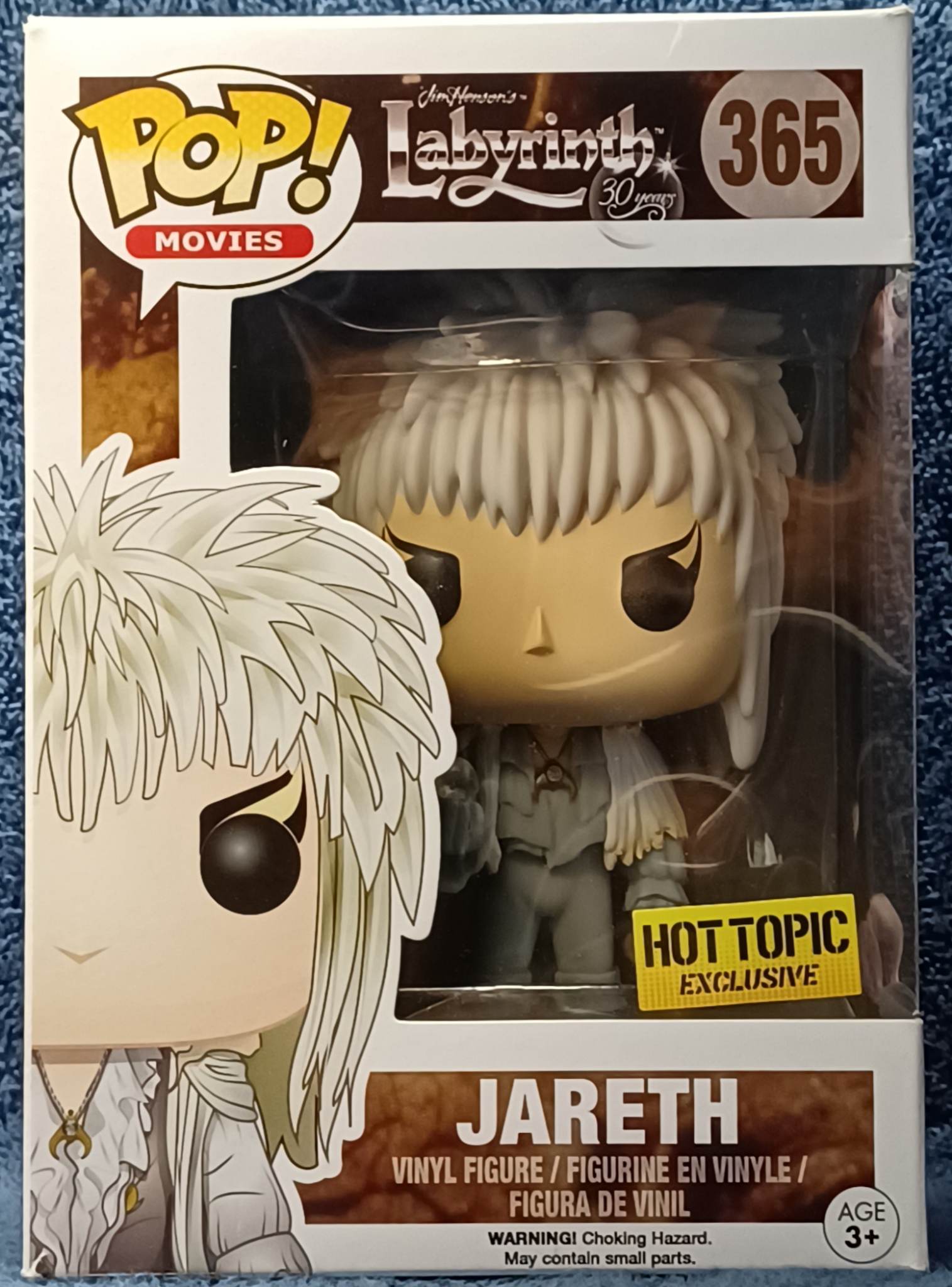 Pop! Movies: Jareth Vinyl Figure #365 Hot Topic Exclusive