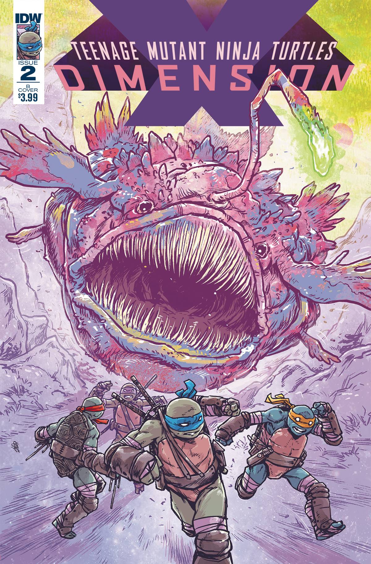 Teenage Mutant Ninja Turtles Dimension X #2 Cover B Dialynas