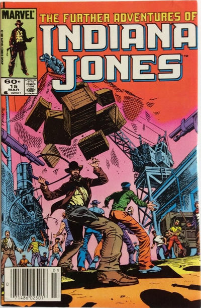 The Further Adventures of Indiana Jones #15 [Newsstand]-Fine (5.5 – 7)