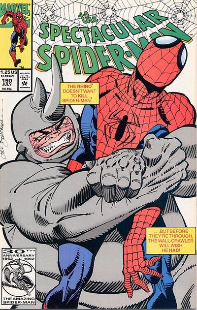 The Spectacular Spider-Man #190 [Direct]-Fine (5.5 – 7)