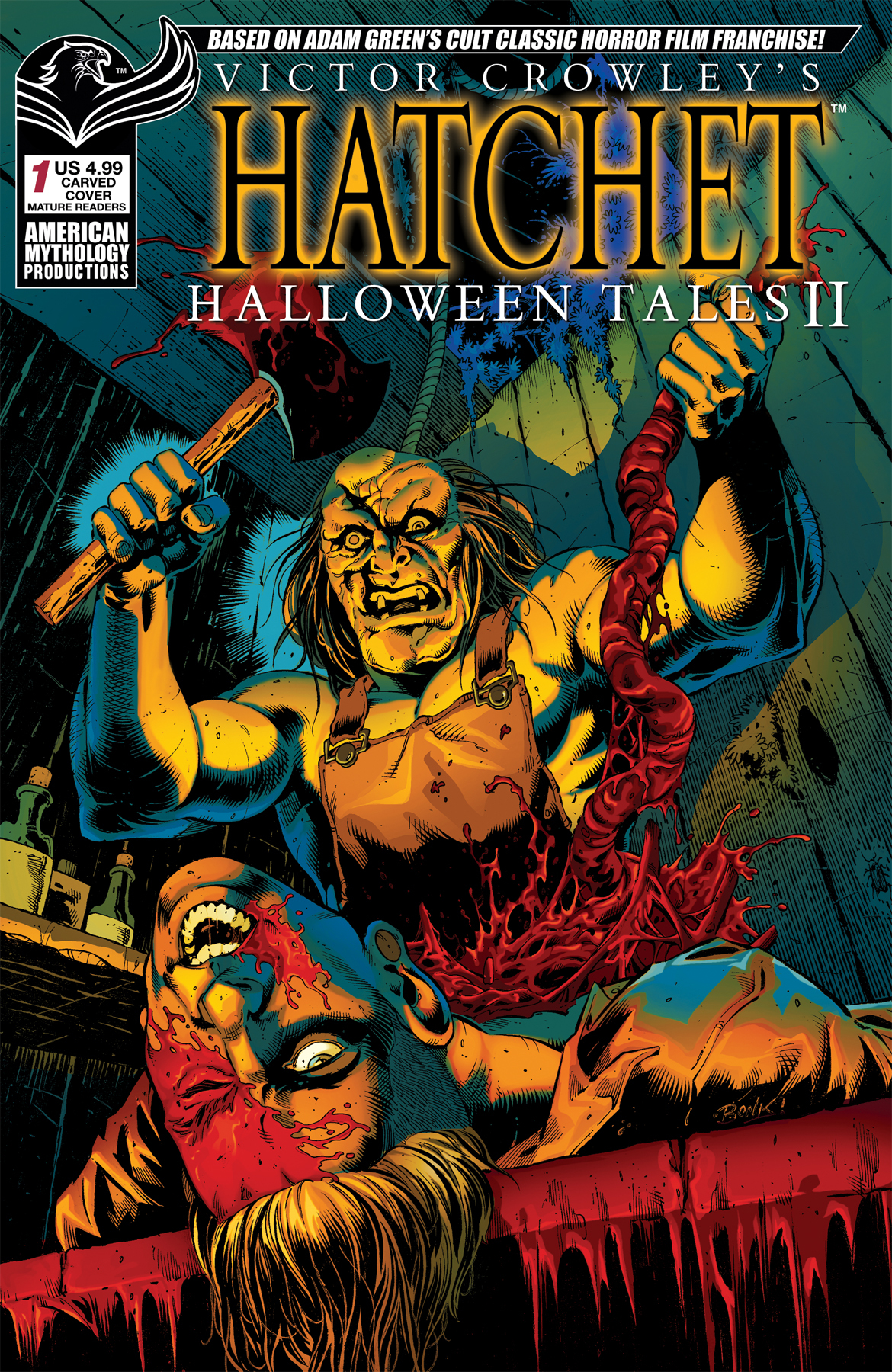 Victor Crowley Hatchet Halloween Tales II #1 Cover B Carved Bonk (Mature)