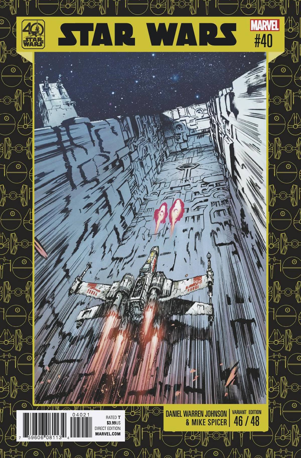 Star Wars #40 Johnson 40th Anniversary Variant (2015)