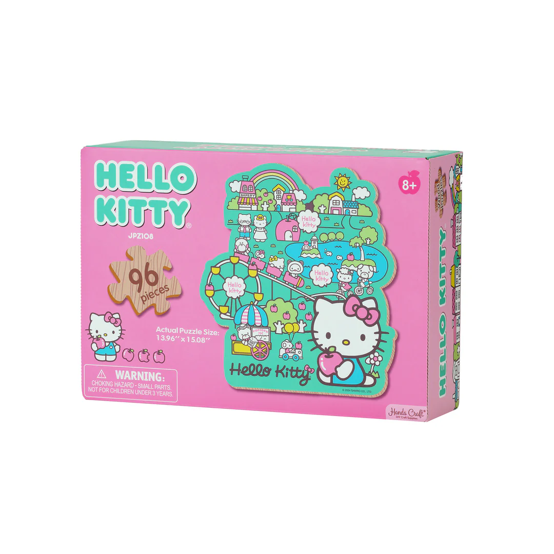 Hello Kitty And Friends Wooden Jigsaw Puzzle: Amusement Park